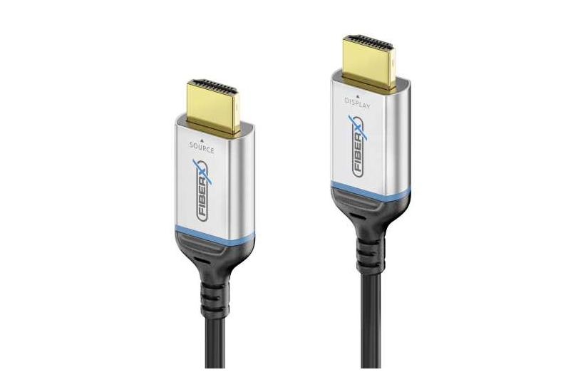 FiberX FX-I380-015 HDMI-kabel 15 m HDMI Type A (Standard) Sort