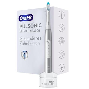 Oral-B Pulsonic Slim Luxe 4000 Voksen Sonisk tandbørste Platin