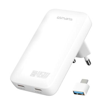 4smarts 542045 oplader til mobil enhed Universel Hvid Vekselstrøm Indendørs