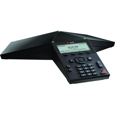 Poly Trio 8300 NR - VoIP-telefon til konferencer - med Bluetooth interface med opkalds-ID/opkald venter - 3-vejs opkaldskapacitet