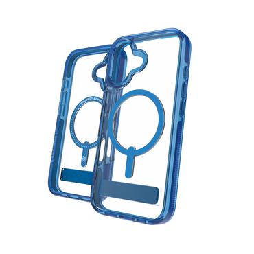 ZAGG Santa Cruz Snap Kickstand mobiltelefon etui 16 cm (6.3") Cover Bl&aring;, Transparent