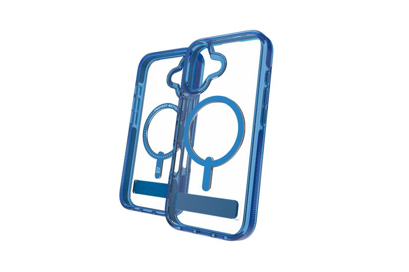 ZAGG Santa Cruz Snap Kickstand mobiltelefon etui 16 cm (6.3") Cover Bl&aring;, Transparent