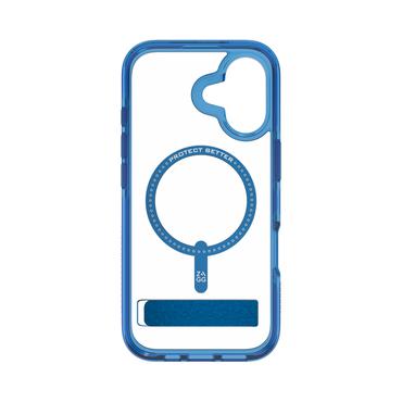 ZAGG Santa Cruz Snap Kickstand mobiltelefon etui 16 cm (6.3") Cover Bl&aring;, Transparent