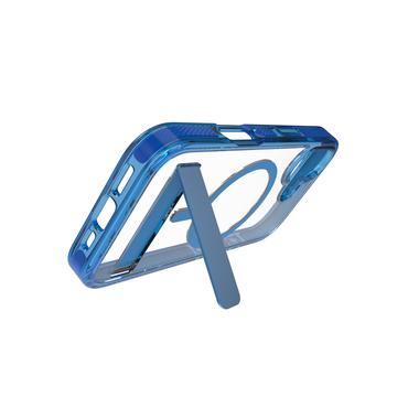 ZAGG Santa Cruz Snap Kickstand mobiltelefon etui 16 cm (6.3") Cover Bl&aring;, Transparent