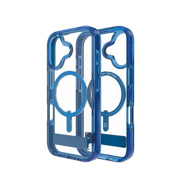 ZAGG Santa Cruz Snap Kickstand mobiltelefon etui 16 cm (6.3") Cover Bl&aring;, Transparent