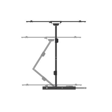 Multibrackets M Universal Long Reach Arm f&auml;ste - f&ouml;r platt panel - svart