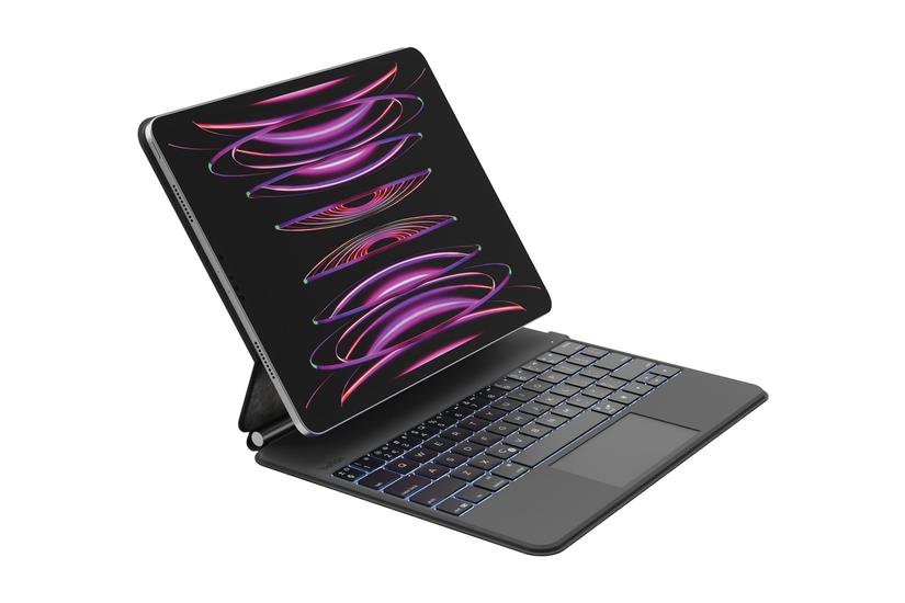 Belkin Connect Pro - tastatur og folio-kasse (beskyttende etui) - med magnetisk stander - med touchpad - QWERTZ - tysk Indgangsudstyr