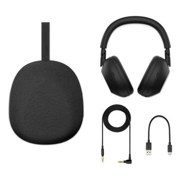 Sony WH-1000XM6 Headset Kabel & tr&aring;dl&oslash;s Opkald/Musik/Sport/Hverdag USB Type-C Bluetooth Sort