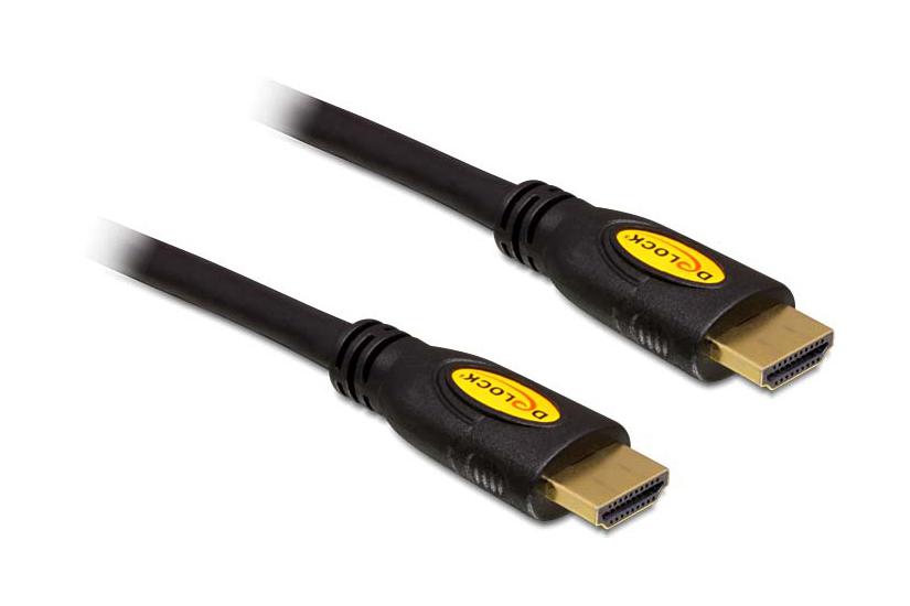Delock High Speed - HDMI-kabel med Ethernet - 50 cm