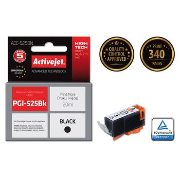 Activejet blæk ACC-525BN (erstatning for Canon PGI-525PGBK; Supreme; 20 ml; sort)