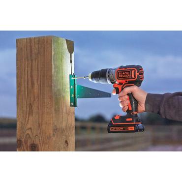 Black & Decker BL188K-QW bor 1650 rpm Nøglefri