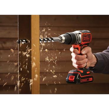 Black & Decker BL188K-QW bor 1650 rpm Nøglefri