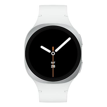Samsung Galaxy Watch 8 3,3 cm (1.3") AMOLED 40 mm Digital 438 x 438 pixel Berøringsskærm 4G Sølv Wi-Fi GPS (satellit)
