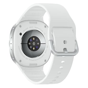 Samsung Galaxy Watch 8 3,3 cm (1.3") AMOLED 40 mm Digital 438 x 438 pixel Berøringsskærm 4G Sølv Wi-Fi GPS (satellit)