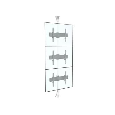 Multibrackets M Floor to Ceiling Mount Pro MBFC3U monteringssats - för 3 LCD-bildskärmar - krom