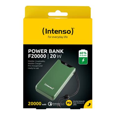 Intenso Power Bank F 20000 mAh Grön USB C/C

Intenso Power Bank F 20000 mAh Grön USB C/C