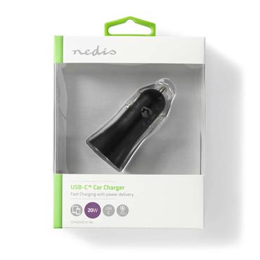 Nedis CCPD20W101BK mobile device charger Universal Black Cigar lighter Auto