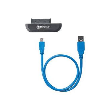 Manhattan USB-A to SATA 2.5" Adapter Cable, 42cm, Male to Male, 5 Gbps (USB 3.2 Gen1 aka USB 3.0), Supports 48-bit LBA, Blister