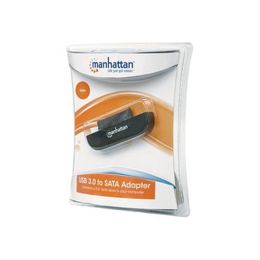 Manhattan USB-A to SATA 2.5" Adapter Cable, 42cm, Male to Male, 5 Gbps (USB 3.2 Gen1 aka USB 3.0), Supports 48-bit LBA, Blister