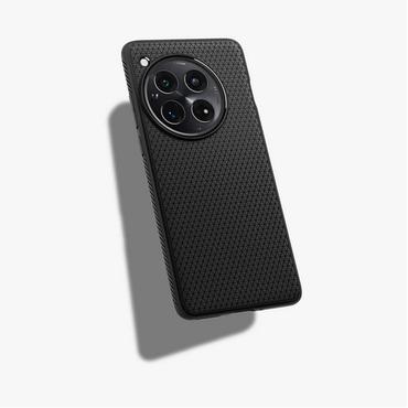 Spigen OnePlus 12 Liquid Air Matte Black, Cover, OnePlus, 12, 17,3 cm (6.82"), Sort