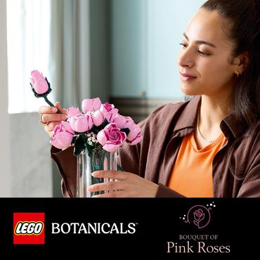 LEGO Botanicals Buket af pink roser