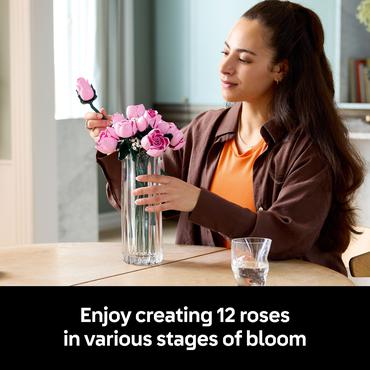 LEGO Botanicals Buket af pink roser