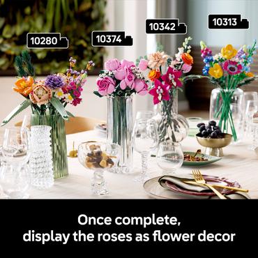 LEGO Botanicals Buket af pink roser