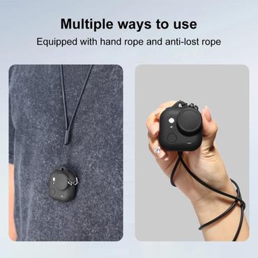 Silicone Lens Cover + PULUZ Case for Insta360 GO Ultra