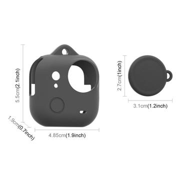 Silicone Lens Cover + PULUZ Case for Insta360 GO Ultra