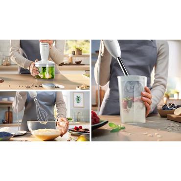 Bosch CleverMixx MSM24500 - handmixer - vit/r&ouml;d