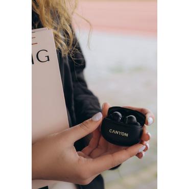 Canyon Bluetooth Headset TWS-8   ENC Earbuds/BT 5.3    black retail