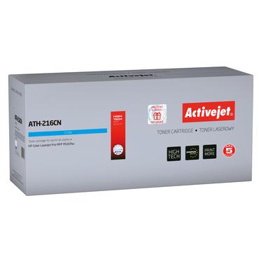 Activejet ATH-216CN Tonerpatron til HP-printere, erstatning HP 216A W2411A; Supreme; 850 sider; Blå, med chip