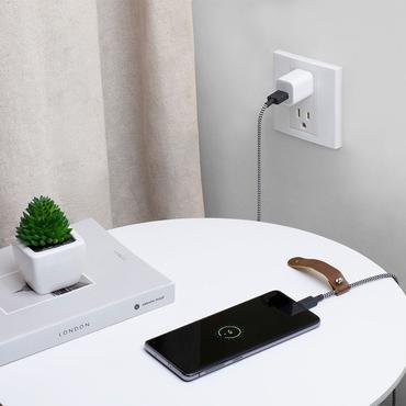 Native Union Belt Cable XL USB-kabel 3 m USB A USB C Sort, Hvid