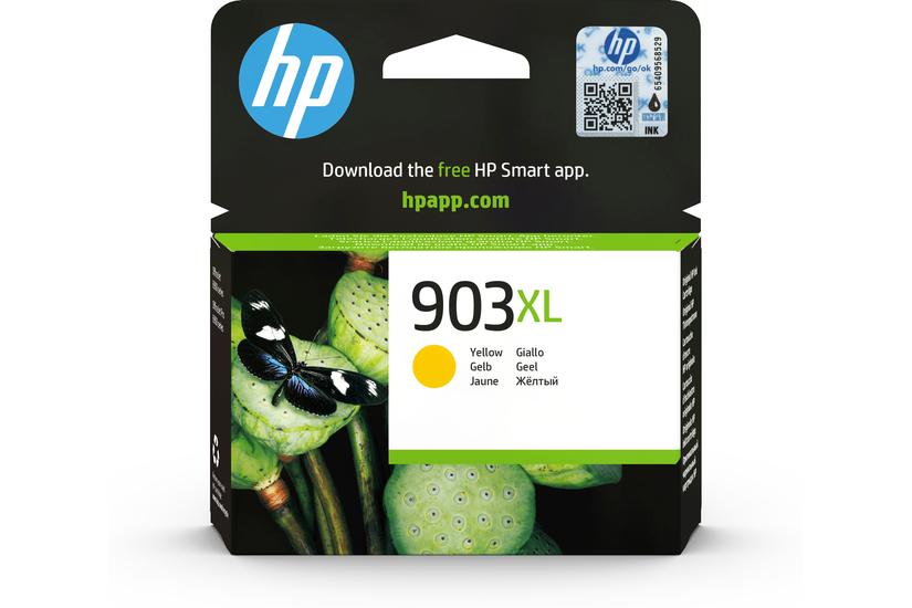 HP 903XL - L&aring;ng livsl&auml;ngd - gul - original - bl&auml;ckpatron