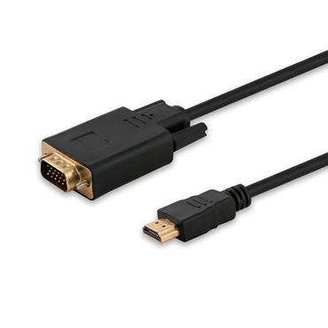 SAVIO CL-103 - adapterkabel - HDMI / VGA - 1.8 m