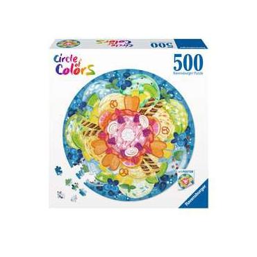 Ravensburger Ice Cream Puslespil 500 stk Mad og drikkevarer