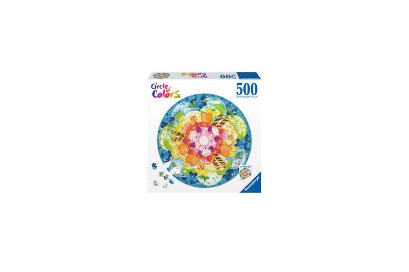 Ravensburger Ice Cream Puslespil 500 stk Mad og drikkevarer