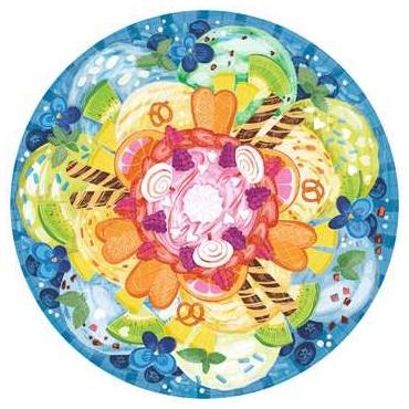 Ravensburger Ice Cream Puslespil 500 stk Mad og drikkevarer