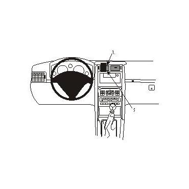 Brodit ProClip Center mount - montering för mobiltelefon