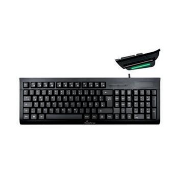 MediaRange MROS114 tastatur Kontor USB QWERTZ Tysk Sort