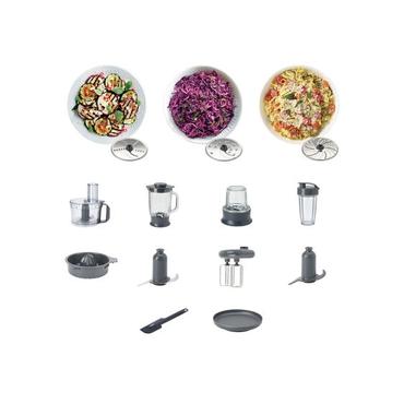 Kenwood MultiPro Compact+ FDM316SS foodprocessor 800 W 2 L Grå Indbyggede vægte