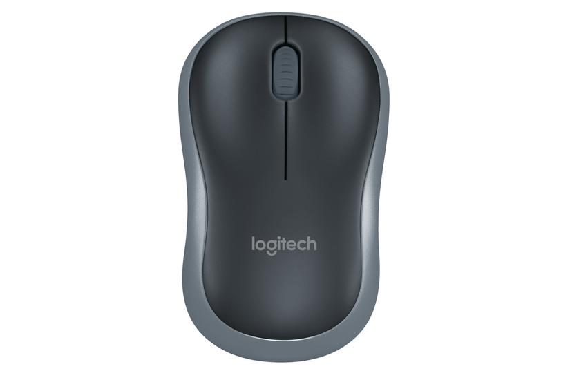 Logitech M185 - mus - 2,4 GHz - snabb grå