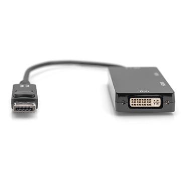 Digitus AK-340418-002-S videokabel adapter 0,2 m DisplayPort DVI-D Sort