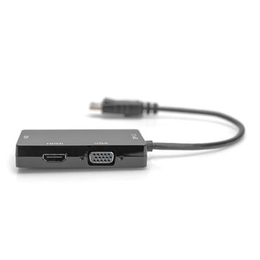 Digitus AK-340418-002-S videokabel adapter 0,2 m DisplayPort DVI-D Sort