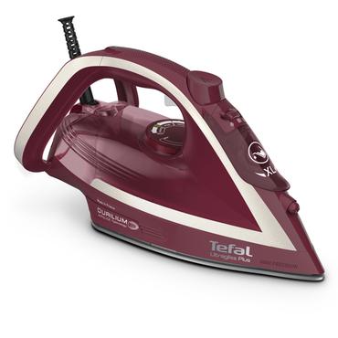 Tefal Ultimate Pure FV6820 Dampstrygejern 2800 W R&oslash;d, S&oslash;lv