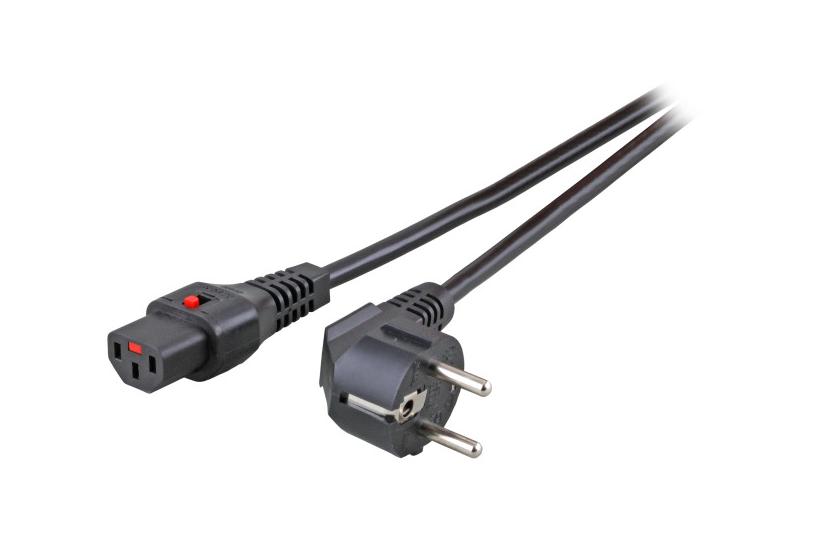 EFB Elektronik EK600SW.3 el-ledning Sort 3 m Str&oslash;mstik type F C13 forbinder