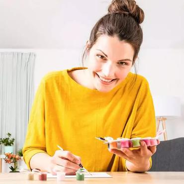 Ravensburger 23638 male side & bog Farve efter talsæt