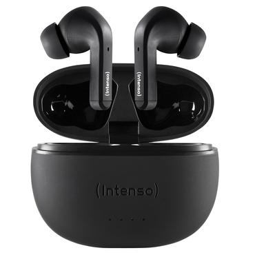 Intenso Black Buds T300A Hovedtelefoner True Wireless Stereo (TWS) I ørerne Opkald/Musik/Sport/Hverdag USB Type-C Bluetooth Sort