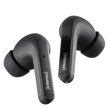 Intenso Black Buds T300A Hovedtelefoner True Wireless Stereo (TWS) I ørerne Opkald/Musik/Sport/Hverdag USB Type-C Bluetooth Sort