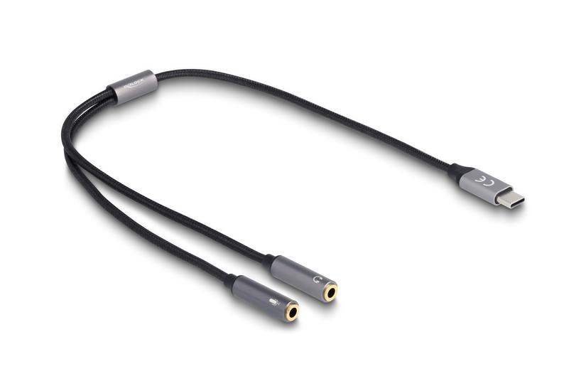 Delock USB-C til hovedtelefon jackstikadapter - 40 cm